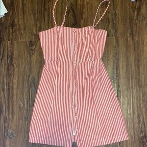 Striped mini dress